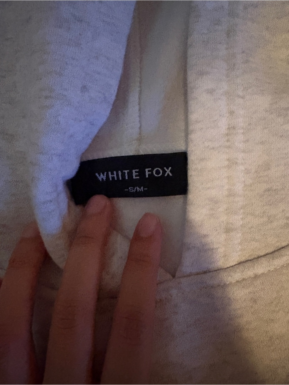 White Fox Boutique Cream Hoodie